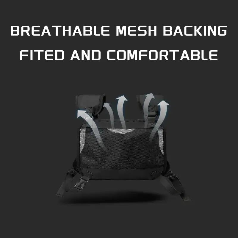 Outdoor Cycling, Sports, Fitness, Running Vest, Chest Bag, Adjustable Reflective Mesh Pocket, Breathable Chest Bag, Suitable For Running, Cycling, Outdoor Mountaineering, Traveling - Bellarte Enchanté Outdoor Cycling, Sports, Fitness, Running Vest, Chest Bag, Adjustable Reflective Mesh Pocket, Breathable Chest Bag, Suitable For Running, Cycling, Outdoor Mountaineering, Traveling