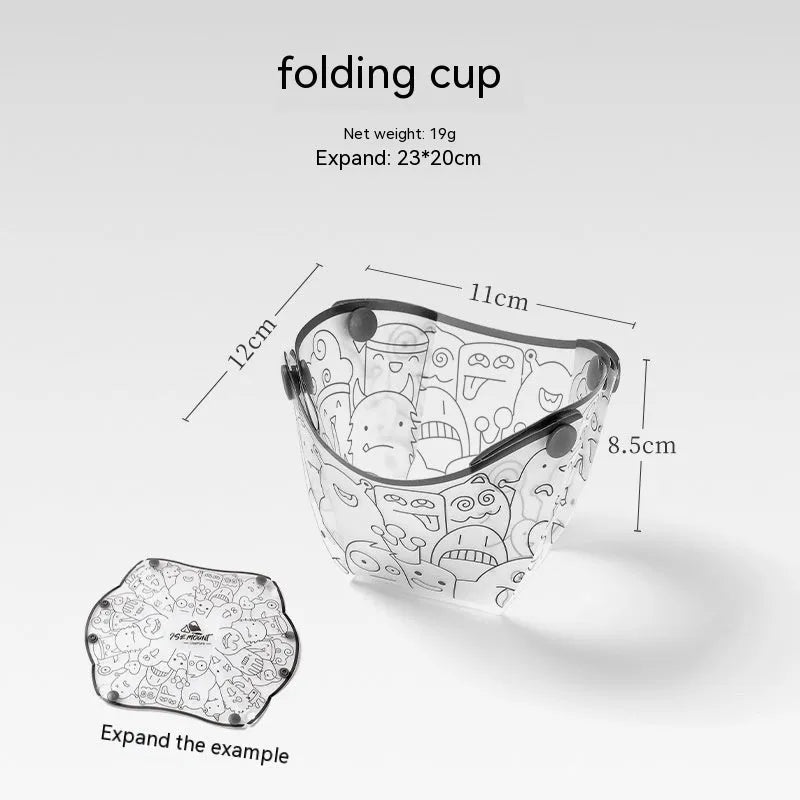 Outdoor Folding Bowls, Tableware, Portable Travel Plates - Bellarte Enchanté Outdoor Folding Bowls, Tableware, Portable Travel Plates