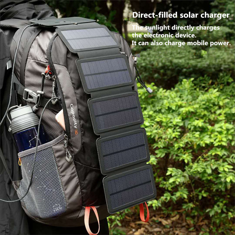 Outdoor Folding Solar Panel Charger Portable 5V 2.1A USB Output Devices Camp Hiking Backpack Travel Power Supply For Smartphones - Bellarte Enchanté Outdoor Folding Solar Panel Charger Portable 5V 2.1A USB Output Devices Camp Hiking Backpack Travel Power Supply For Smartphones