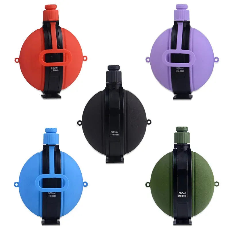 Outdoor Military Water Bottle Silicone Large Capacity - Bellarte Enchanté Outdoor Military Water Bottle Silicone Large Capacity