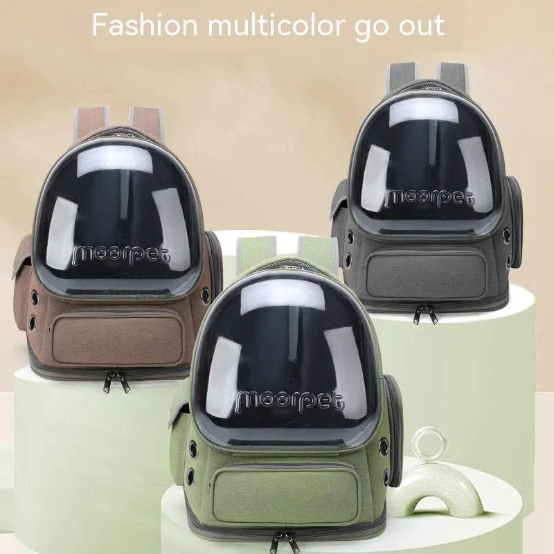 Outdoor Portable Breathable Space Pet Cabin Backpack - Bellarte Enchanté Outdoor Portable Breathable Space Pet Cabin Backpack