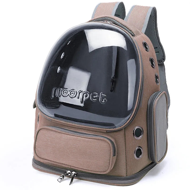 Outdoor Portable Breathable Space Pet Cabin Backpack - Bellarte Enchanté Outdoor Portable Breathable Space Pet Cabin Backpack
