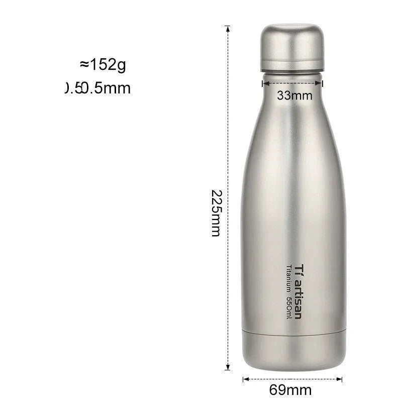 Outdoor Pure Titanium Kettle Metal Cup - Bellarte Enchanté Outdoor Pure Titanium Kettle Metal Cup