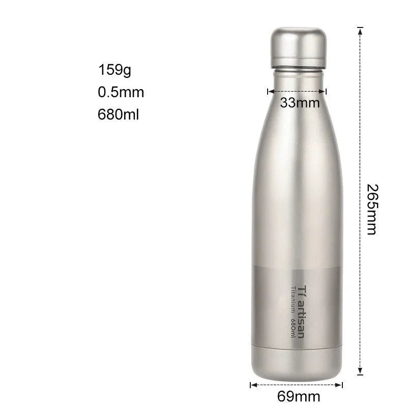 Outdoor Pure Titanium Kettle Metal Cup - Bellarte Enchanté Outdoor Pure Titanium Kettle Metal Cup