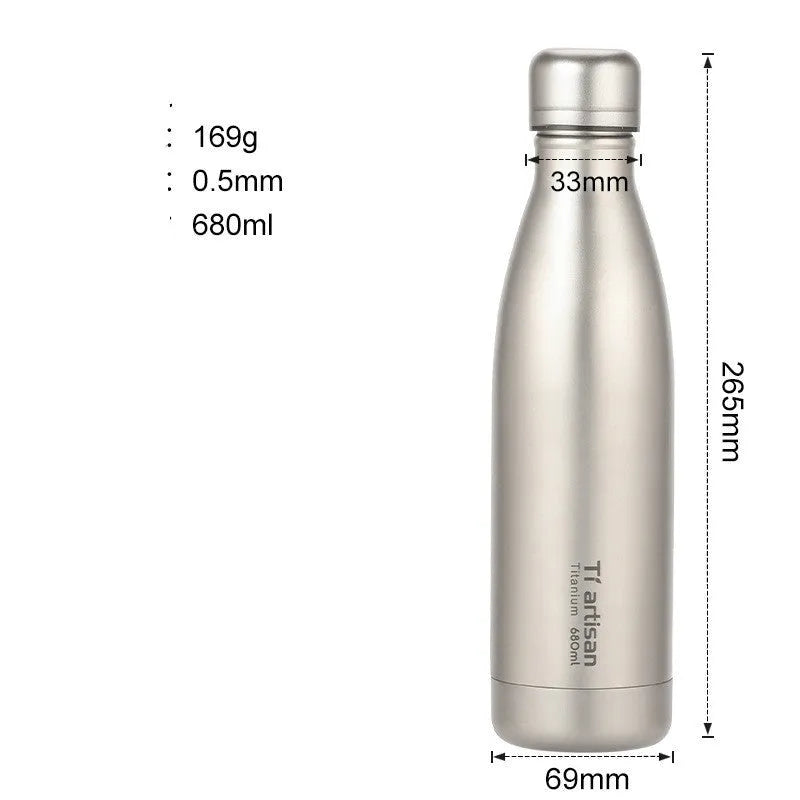 Outdoor Pure Titanium Kettle Metal Cup - Bellarte Enchanté Outdoor Pure Titanium Kettle Metal Cup