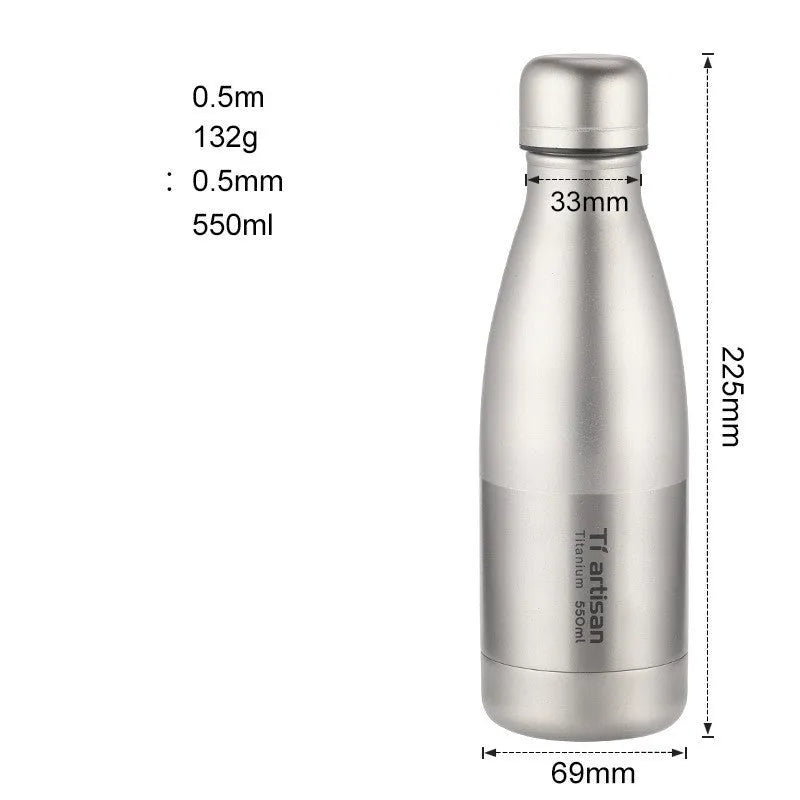 Outdoor Pure Titanium Kettle Metal Cup - Bellarte Enchanté Outdoor Pure Titanium Kettle Metal Cup