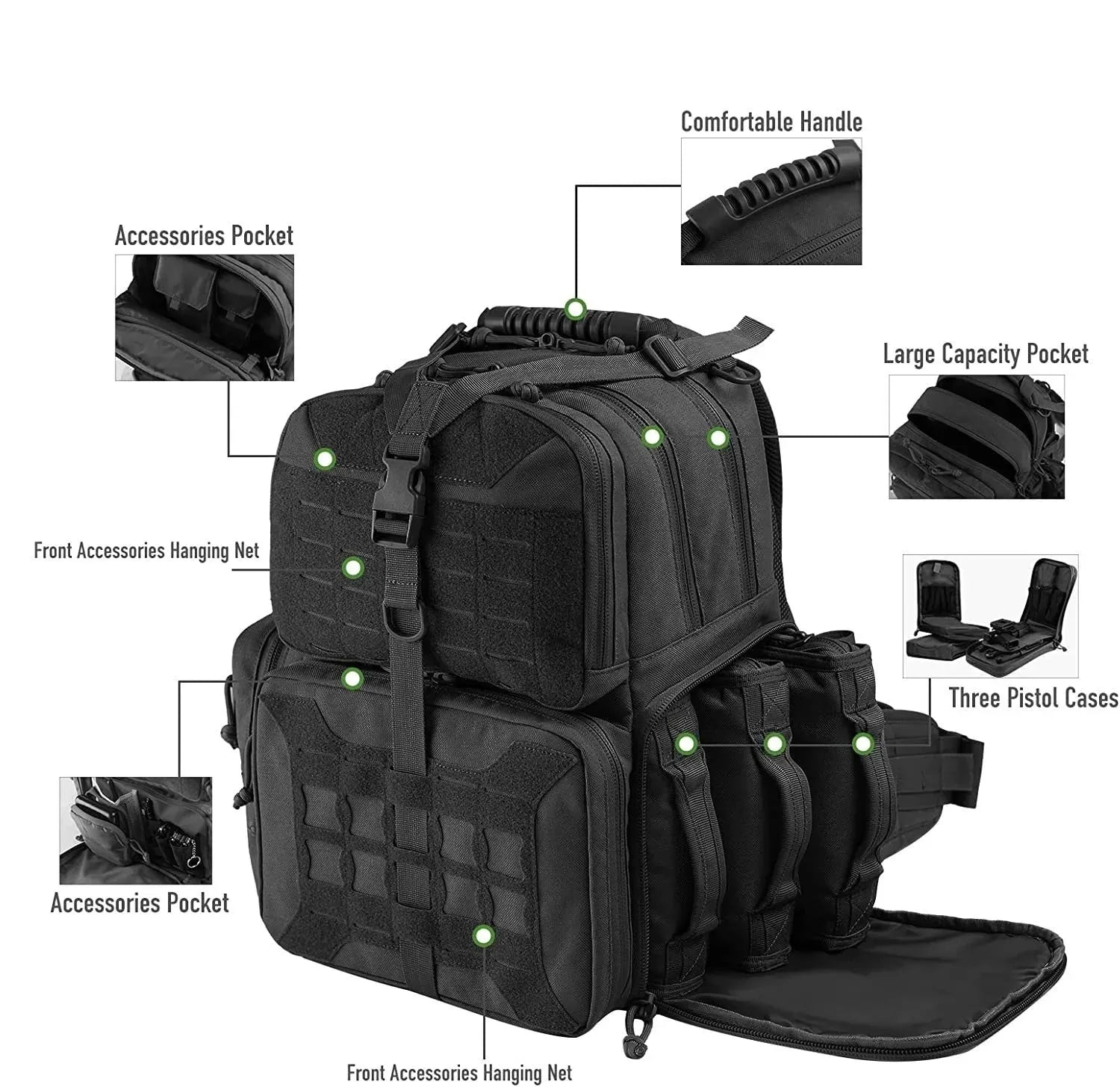 Outdoor Tactics Backpack Detachable Accessory Bag - Bellarte Enchanté Outdoor Tactics Backpack Detachable Accessory Bag