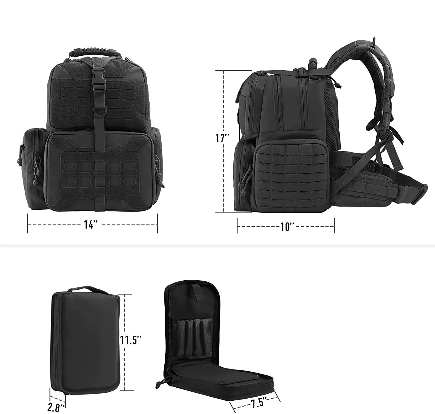 Outdoor Tactics Backpack Detachable Accessory Bag - Bellarte Enchanté Outdoor Tactics Backpack Detachable Accessory Bag