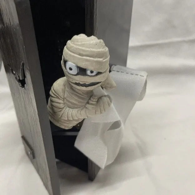 Outdoor Toilet Mummy Animation Decoration - Bellarte Enchanté Outdoor Toilet Mummy Animation Decoration