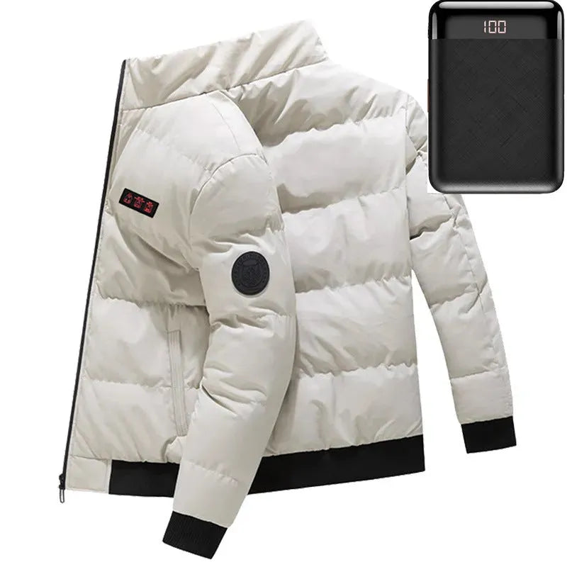 Outdoor Warm Heated Jacket Windproof - Bellarte Enchanté Outdoor Warm Heated Jacket Windproof