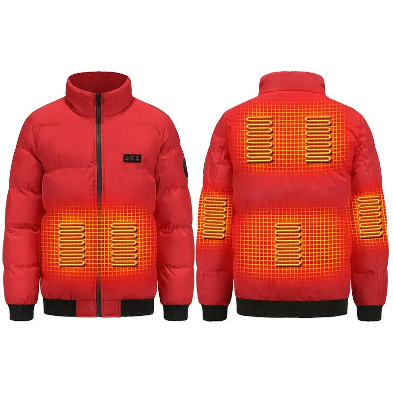 Outdoor Warm Heated Jacket Windproof - Bellarte Enchanté Outdoor Warm Heated Jacket Windproof