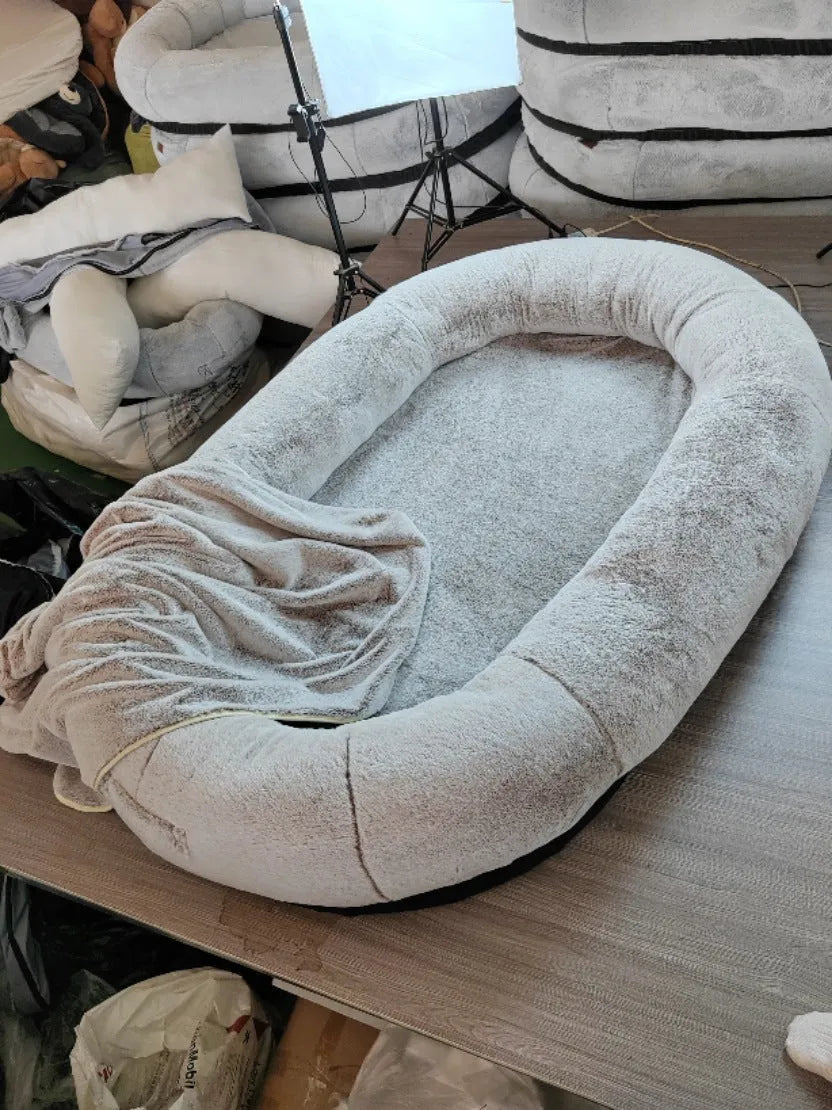 Oversized Person Dog Bed Removable And Washable - Bellarte Enchanté Oversized Person Dog Bed Removable And Washable