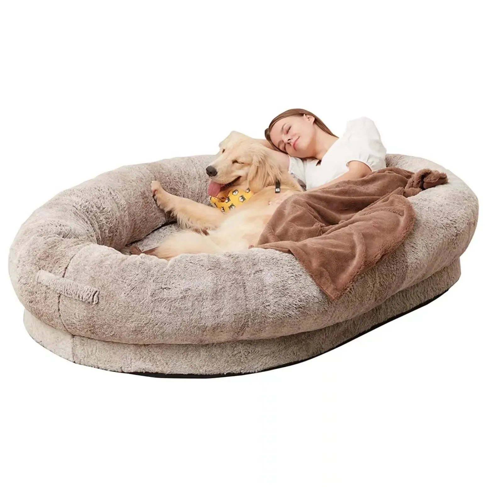 Oversized Person Dog Bed Removable And Washable - Bellarte Enchanté Oversized Person Dog Bed Removable And Washable