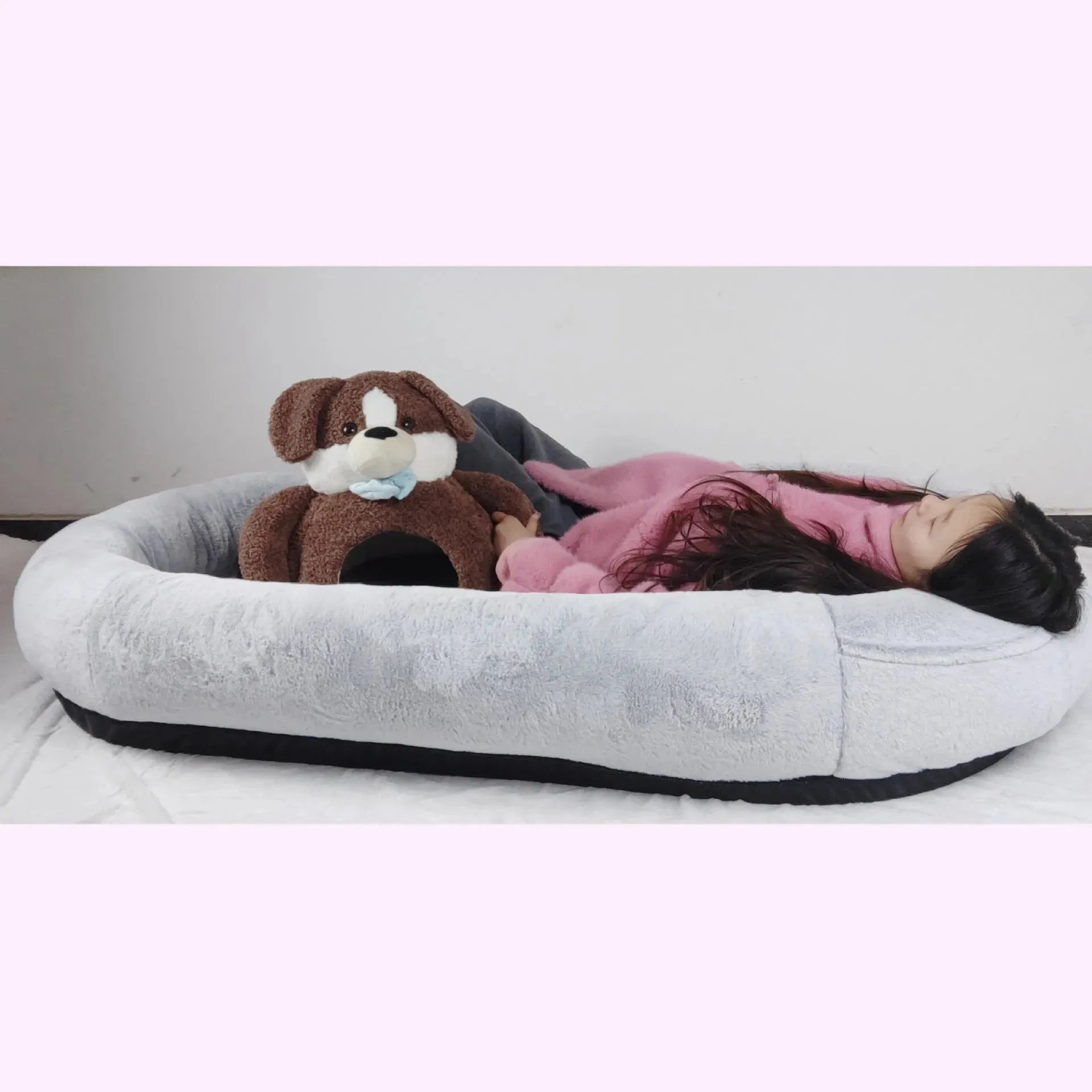 Oversized Person Dog Bed Removable And Washable - Bellarte Enchanté Oversized Person Dog Bed Removable And Washable