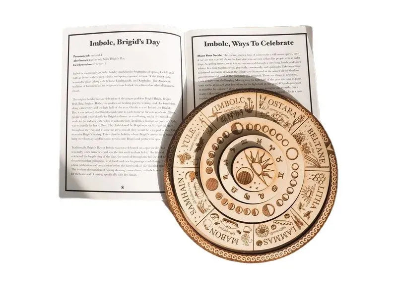 Pagan Wheel Of The Year Calendar Pagan Annual Wheel Calendar - Bellarte Enchanté Pagan Wheel Of The Year Calendar Pagan Annual Wheel Calendar