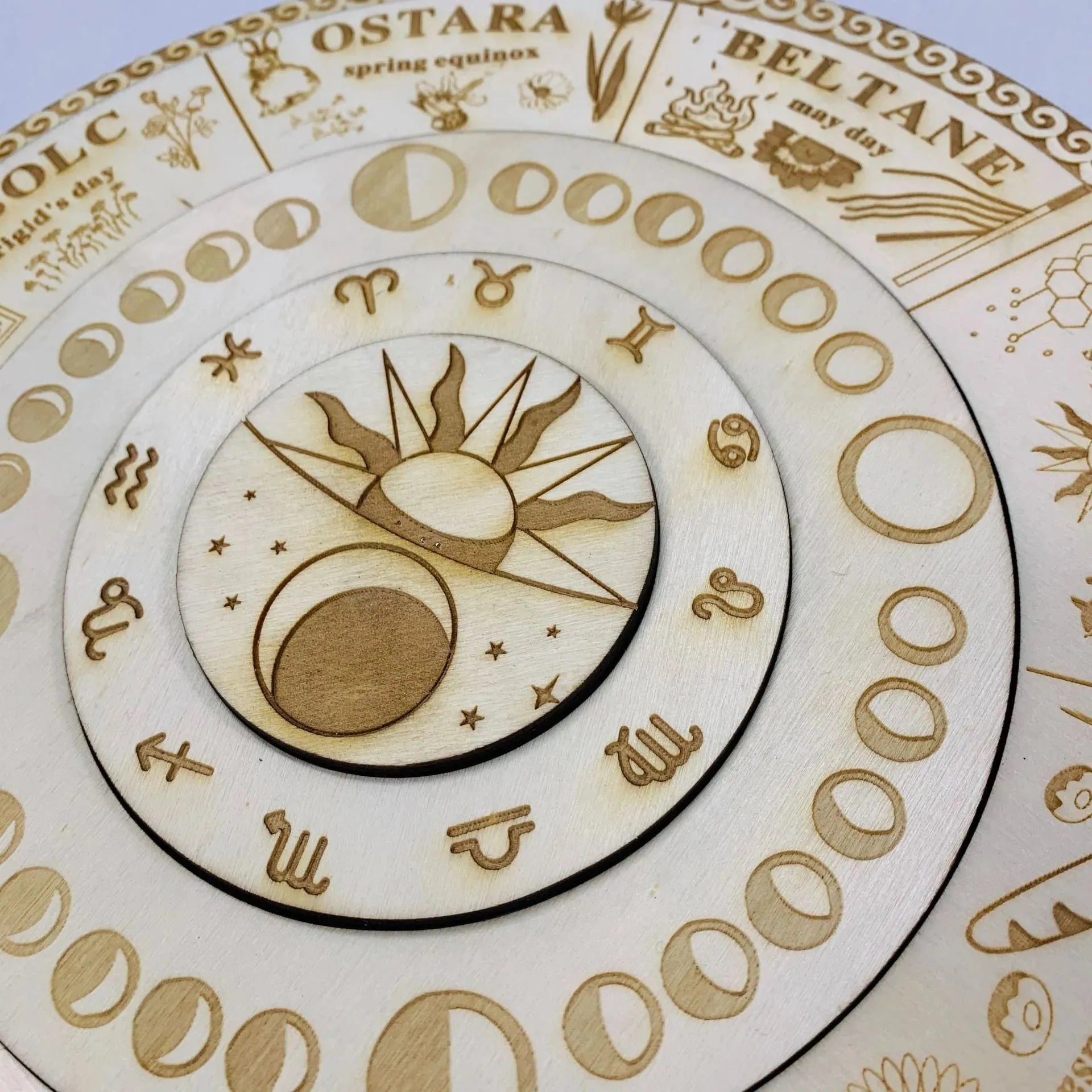 Pagan Wheel Of The Year Calendar Pagan Annual Wheel Calendar - Bellarte Enchanté Pagan Wheel Of The Year Calendar Pagan Annual Wheel Calendar