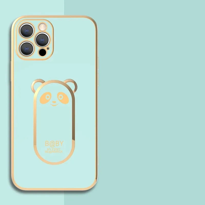 Panda Magnetic Ring Holder Phone Case - Bellarte Enchanté Panda Magnetic Ring Holder Phone Case