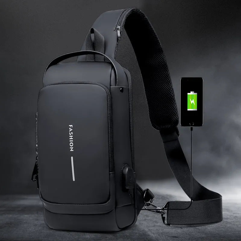 Password Anti-theft Chest Bag Men's Casual Multifunctional - Bellarte Enchanté Password Anti-theft Chest Bag Men's Casual Multifunctional