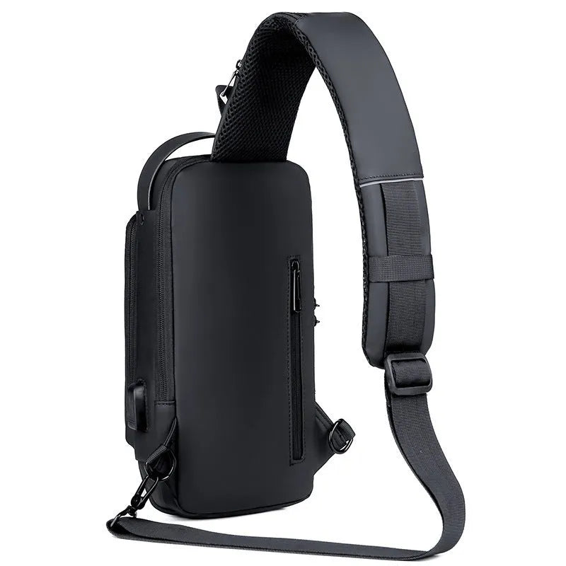 Password Anti-theft Chest Bag Men's Casual Multifunctional - Bellarte Enchanté Password Anti-theft Chest Bag Men's Casual Multifunctional