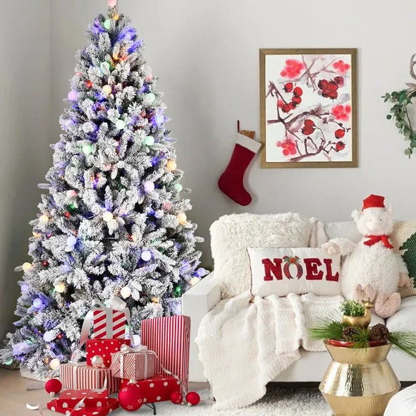 PE PVC Pine Mixed Christmas Tree With Colorful Warm Light 10 Function LED, Memory Wire & Easy Power Technology - Bellarte Enchanté PE PVC Pine Mixed Christmas Tree With Colorful Warm Light 10 Function LED, Memory Wire & Easy Power Technology