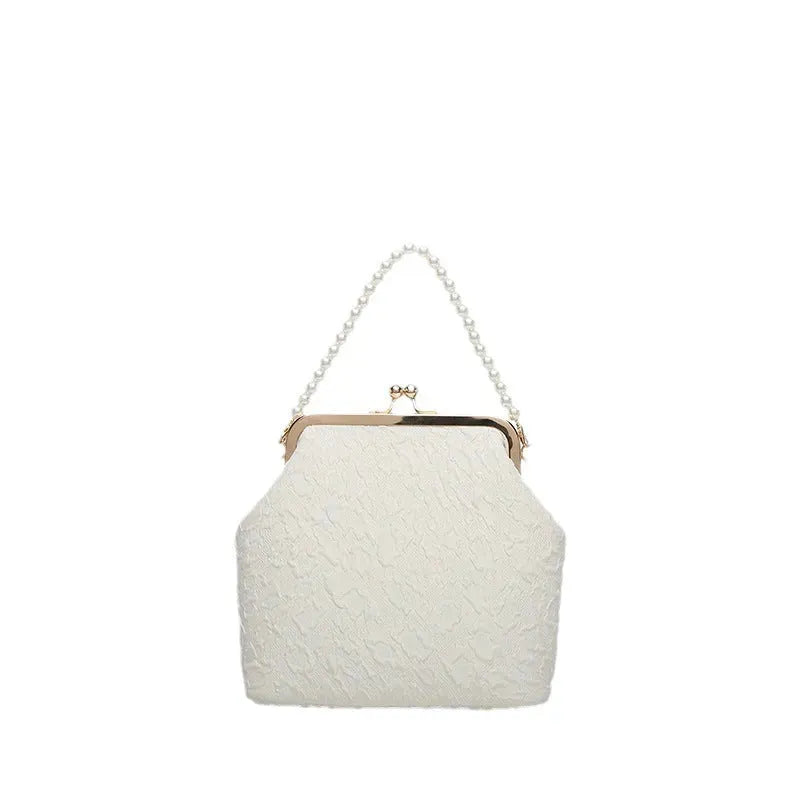 Pearl Tote Mini Chain Crossbody Bag - Bellarte Enchanté Pearl Tote Mini Chain Crossbody Bag