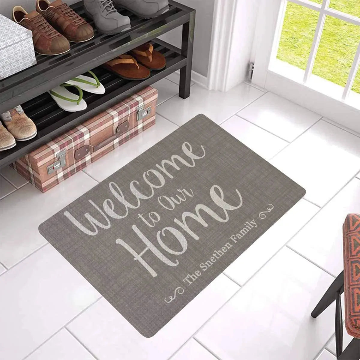 Personalized Doormat Custom Size 17x27 Inches Mat - Bellarte Enchanté Personalized Doormat Custom Size 17x27 Inches Mat