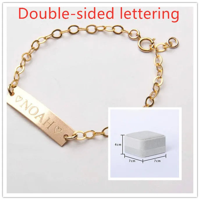 Personalized lettering children bracelet - Bellarte Enchanté Personalized lettering children bracelet