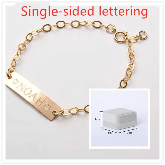 Personalized lettering children bracelet - Bellarte Enchanté Personalized lettering children bracelet