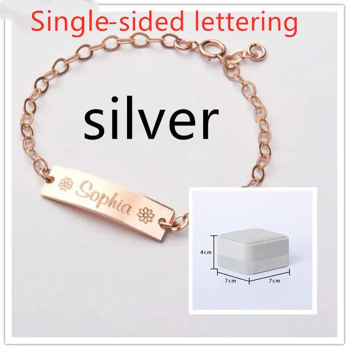 Personalized lettering children bracelet - Bellarte Enchanté Personalized lettering children bracelet