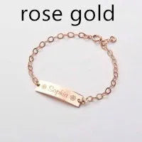 Personalized lettering children bracelet - Bellarte Enchanté Personalized lettering children bracelet