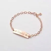 Personalized lettering children bracelet - Bellarte Enchanté Personalized lettering children bracelet