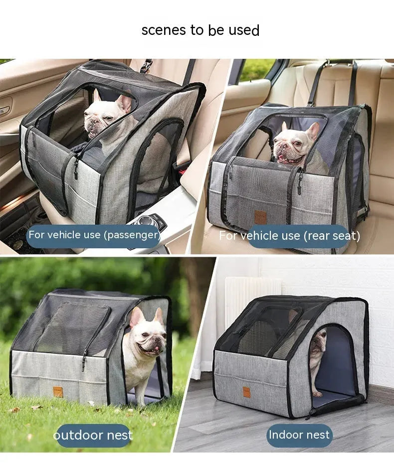 Pet Car Supplies Dog Dog Cage Nest Go Out Portable - Bellarte Enchanté Pet Car Supplies Dog Dog Cage Nest Go Out Portable