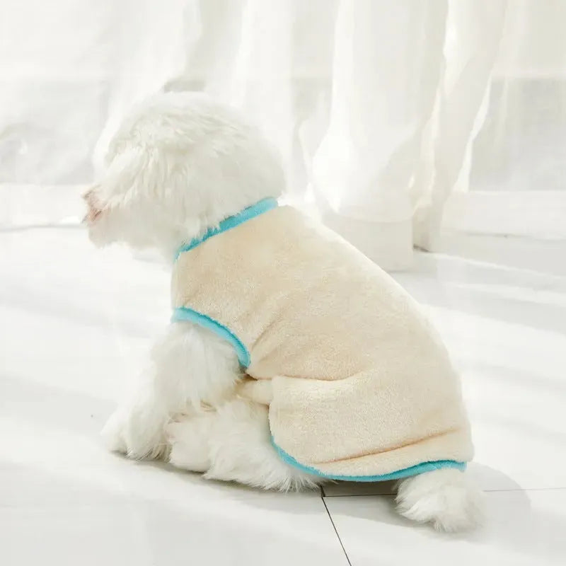 Pet Clothes Soft Flannel Dog Vest - Bellarte Enchanté Pet Clothes Soft Flannel Dog Vest