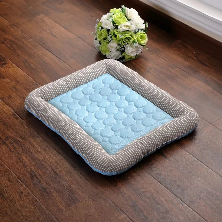 Pet Cooling Pad Bed For Dogs Cats - Bellarte Enchanté Pet Cooling Pad Bed For Dogs Cats