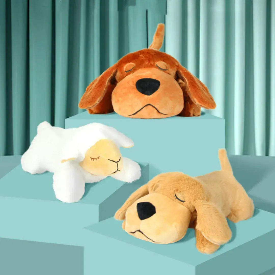 Pet Dog Accompany Sleep Simulation Heartbeat Plush - Bellarte Enchanté Pet Dog Accompany Sleep Simulation Heartbeat Plush