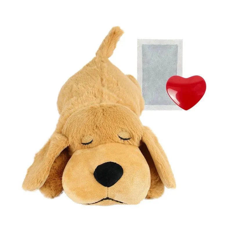 Pet Dog Accompany Sleep Simulation Heartbeat Plush - Bellarte Enchanté Pet Dog Accompany Sleep Simulation Heartbeat Plush