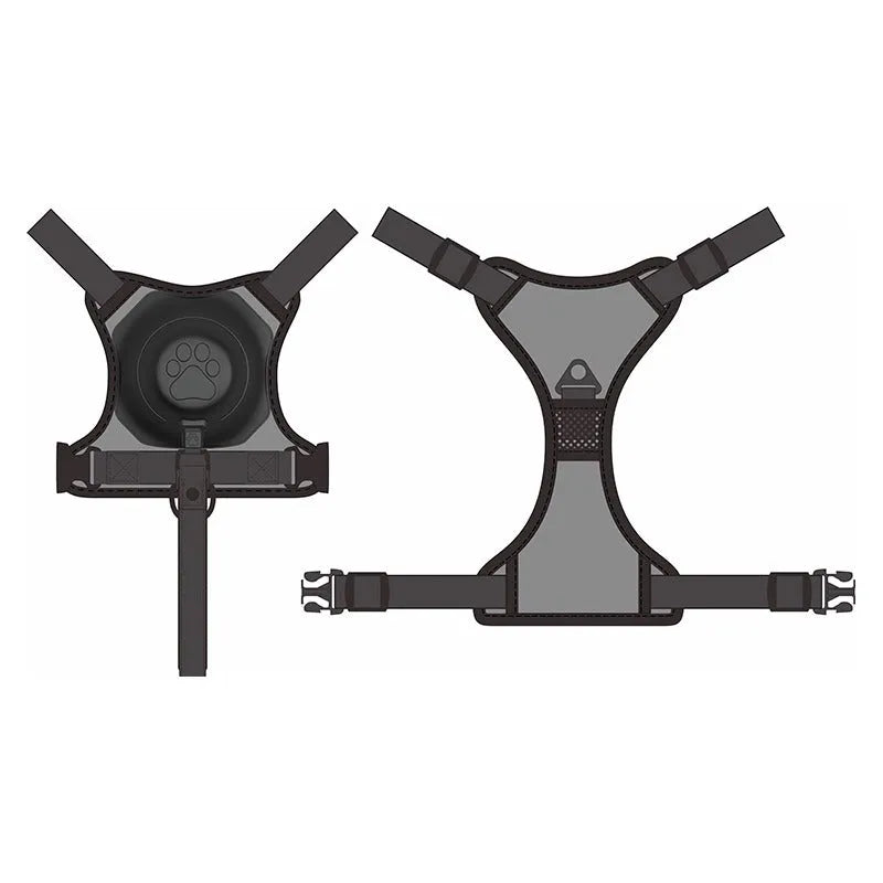 Pet Dog Hand Holding Rope Chest Strap Integrated Automatic Retractable - Bellarte Enchanté Pet Dog Hand Holding Rope Chest Strap Integrated Automatic Retractable