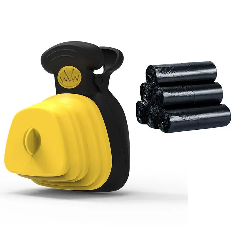 Pet Dog Poop Bag Dispenser Travel Foldable Poop Spoon - Bellarte Enchanté Pet Dog Poop Bag Dispenser Travel Foldable Poop Spoon