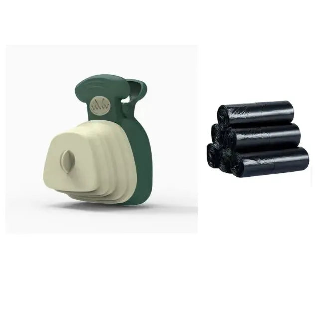 Pet Dog Poop Bag Dispenser Travel Foldable Poop Spoon - Bellarte Enchanté Pet Dog Poop Bag Dispenser Travel Foldable Poop Spoon