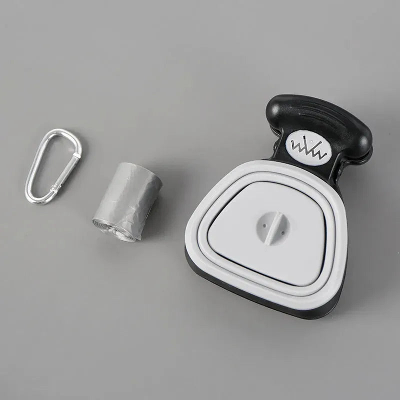 Pet Dog Poop Bag Dispenser Travel Foldable Poop Spoon - Bellarte Enchanté Pet Dog Poop Bag Dispenser Travel Foldable Poop Spoon
