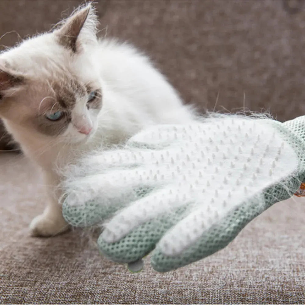 Pet Glove Cat Grooming Glove Cat Hair Deshedding Brush Gloves Cat Floating Hair Pet Hair Removal Brush Dog Bathing Massage Comb Silicone Hair Removal Gloves - Bellarte Enchanté Pet Glove Cat Grooming Glove Cat Hair Deshedding Brush Gloves Cat Floating Hair Pet Hair Removal Brush Dog Bathing Massage Comb Silicone Hair Removal Gloves