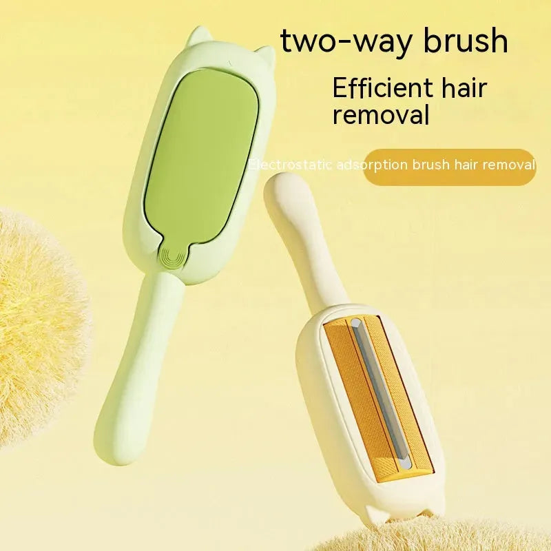 Pet Hair Brush Electrostatic Adsorption Two-way Roller - Bellarte Enchanté Pet Hair Brush Electrostatic Adsorption Two-way Roller