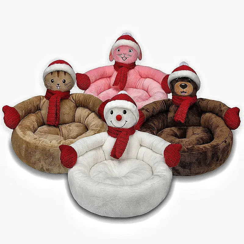 Pet Kennel Winter Warm Three-dimensional Cartoon - Bellarte Enchanté Pet Kennel Winter Warm Three-dimensional Cartoon