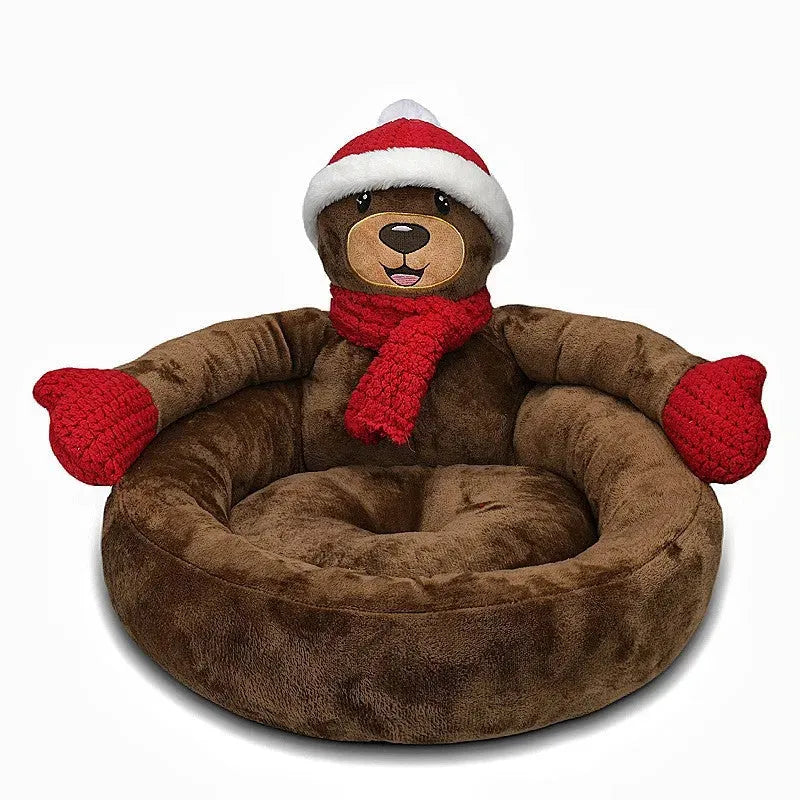 Pet Kennel Winter Warm Three-dimensional Cartoon - Bellarte Enchanté Pet Kennel Winter Warm Three-dimensional Cartoon