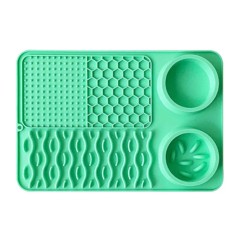 Pet Multi-functional Silicone Plate Non-slip Leak-proof - Bellarte Enchanté Pet Multi-functional Silicone Plate Non-slip Leak-proof