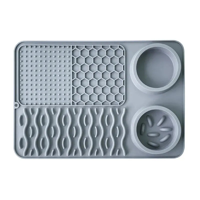 Pet Multi-functional Silicone Plate Non-slip Leak-proof - Bellarte Enchanté Pet Multi-functional Silicone Plate Non-slip Leak-proof