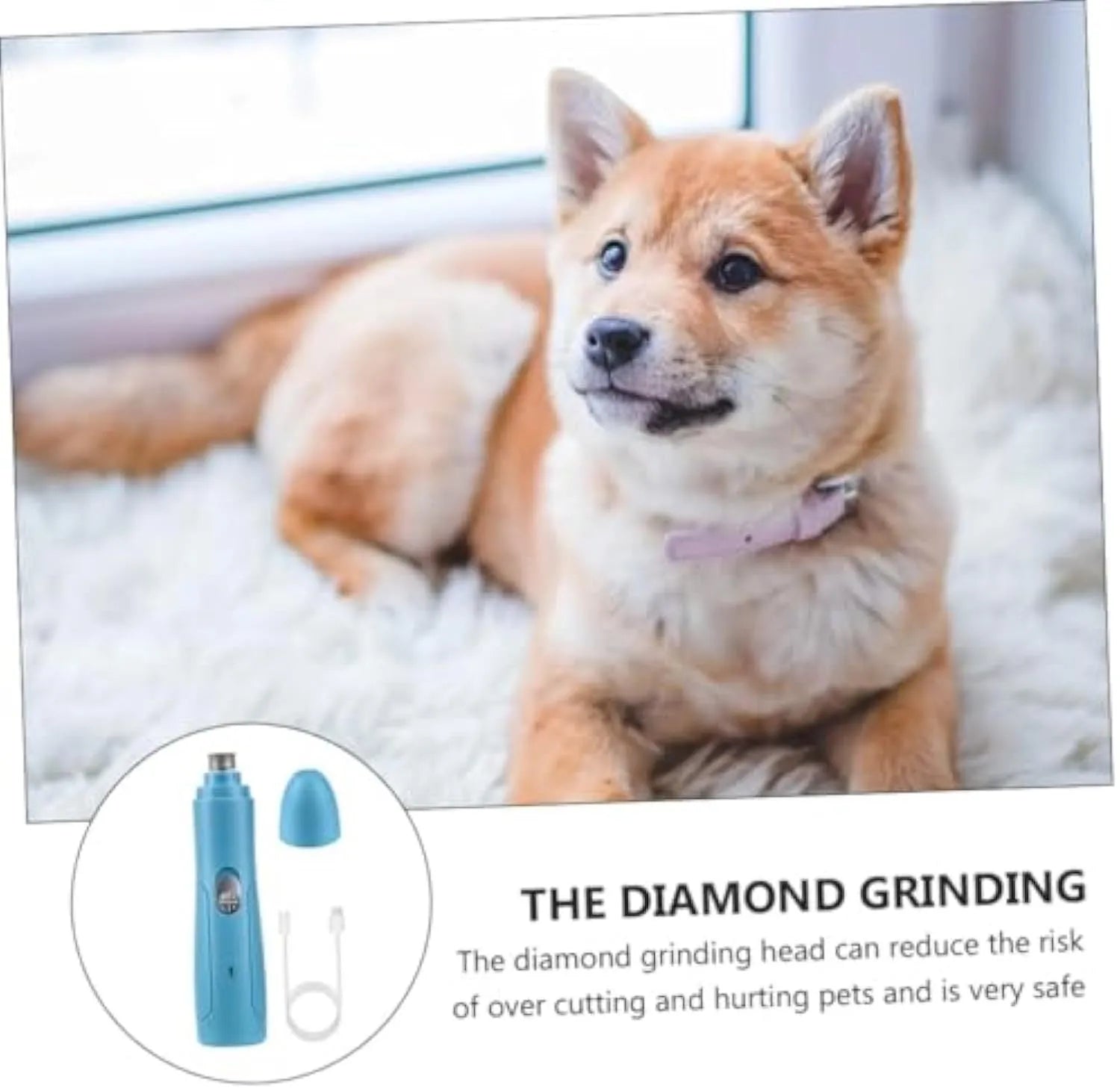 Pet Nail Grinder Electric Nail Polisher For Pet Dog - Bellarte Enchanté Pet Nail Grinder Electric Nail Polisher For Pet Dog