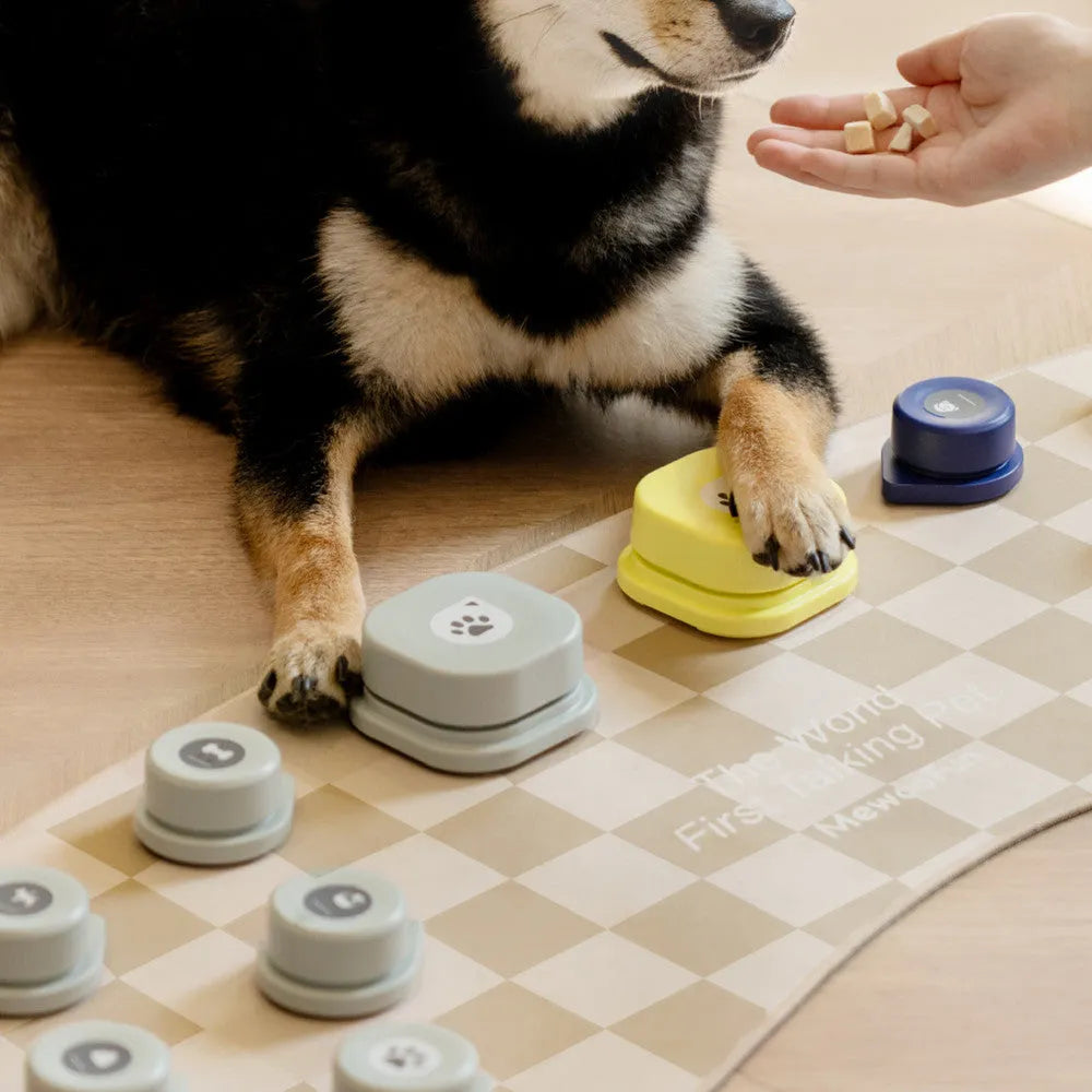Pet Small Size Ac Cat Voice Stitching Miniature Recording Dog Training Talking Button - Bellarte Enchanté Pet Small Size Ac Cat Voice Stitching Miniature Recording Dog Training Talking Button
