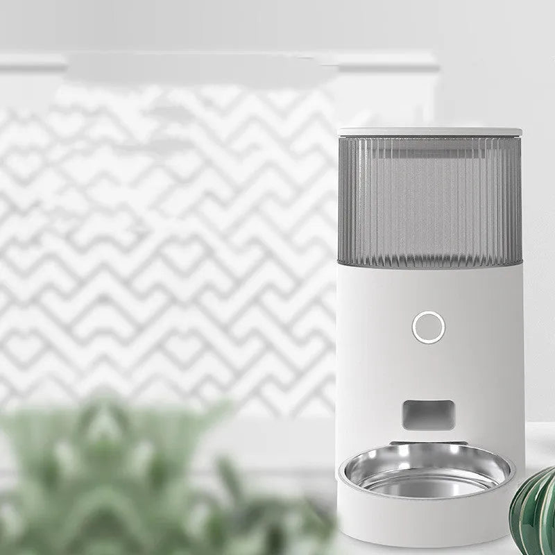 Pet Smart Feeder Cat Automatic Feeder Small Dog Dog Feeder - Bellarte Enchanté Pet Smart Feeder Cat Automatic Feeder Small Dog Dog Feeder