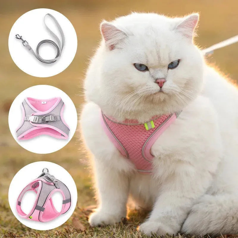 Pet Supplies Cat Pulling Rope Vest Pulling Leash - Bellarte Enchanté Pet Supplies Cat Pulling Rope Vest Pulling Leash
